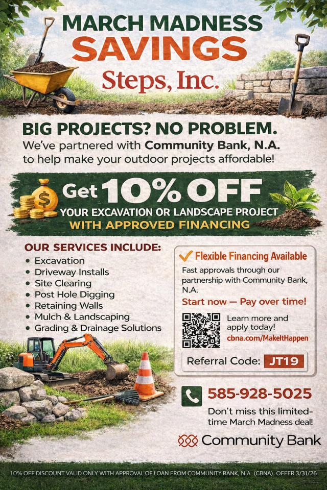 Excavtion, Driveway, Steps, Site Work, Landscape